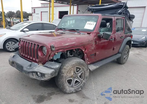 2021 Jeep Wrangler Unlimited Sport S 4X4 from USA, damaged, VIN 1C4HJXDN5MW840857